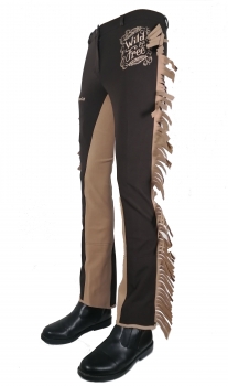 Limited Jodhpurbreeches Cowgirl Wild & Free  in brown/camel